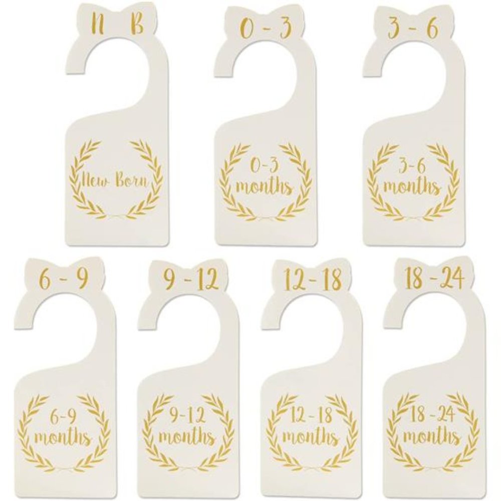 Baby Closet Dividers, 7 Packs Baby Clothes Organizers, Unisex Boy Girl